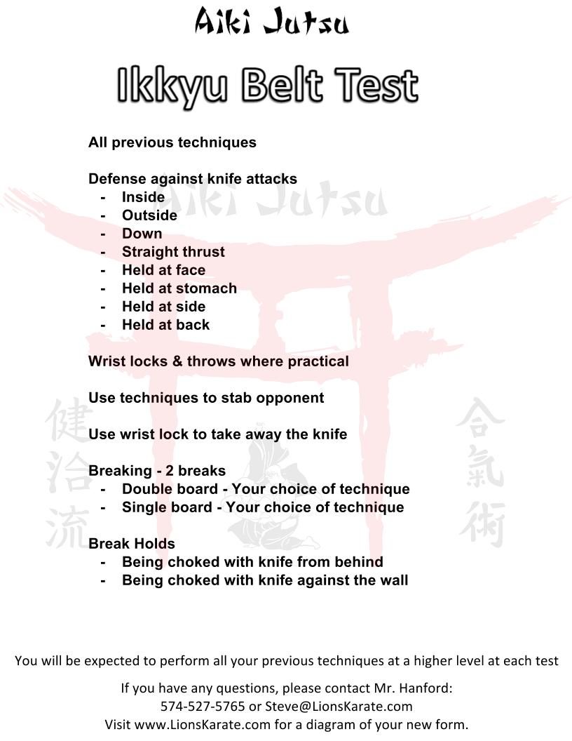 Ikkyu requirements